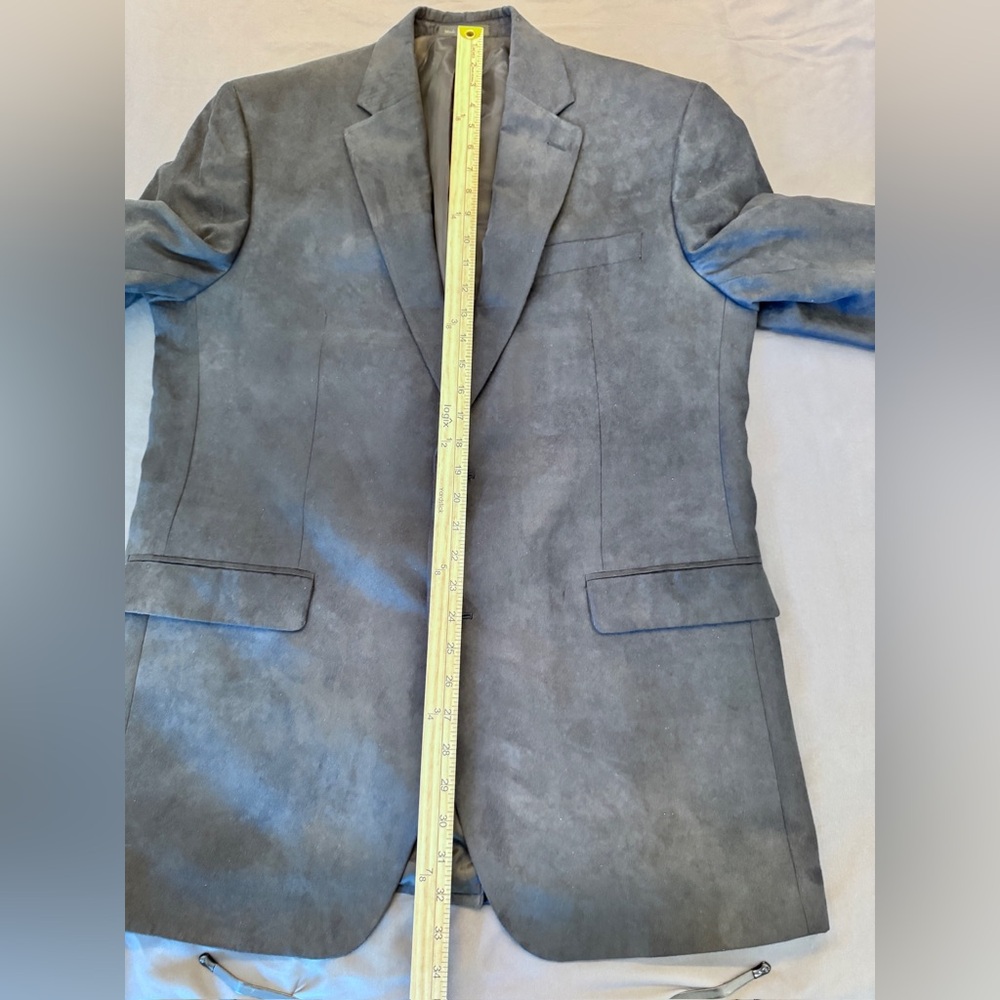 RALPH LAUREN Mens Black Soft Micro Suede Sport Coat Blazer Jacket 42L - Picture 13 of 14